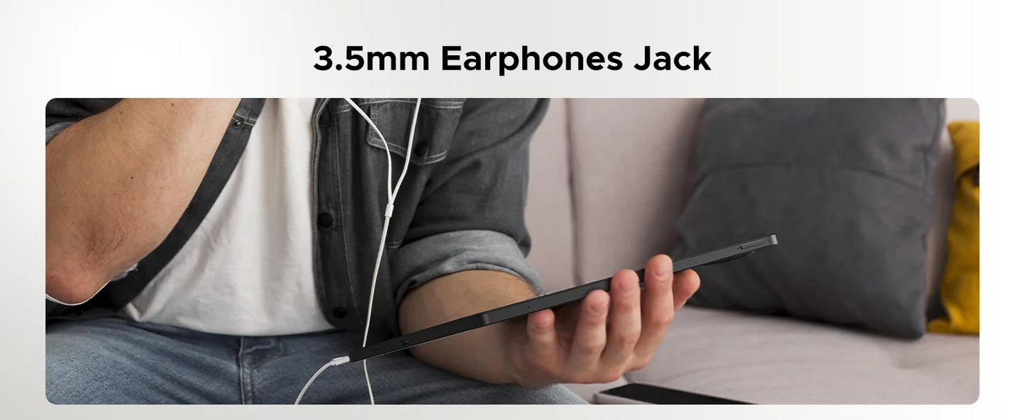 DOOGEE T36 Smart Tablet PC Android 15 12'' Display 32GB RAM (8GB+24GB) 256GB Unisoc T620 Octa Core 8800mAh Battery Widevine L1.