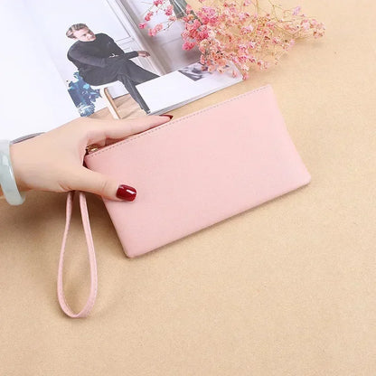 2021 New Zipper Ladies Long Wallet Coin Purse Wallet PU Fashion Clutch Bag Large Capacity Ladies Wallet.