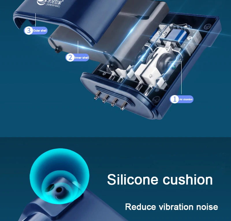 Silent Aquarium Oxygen Air Pump with Check Valve Fish Tank compactor Oxygenator Aquarium Air Compressor Aerator 220v 3w-14w.