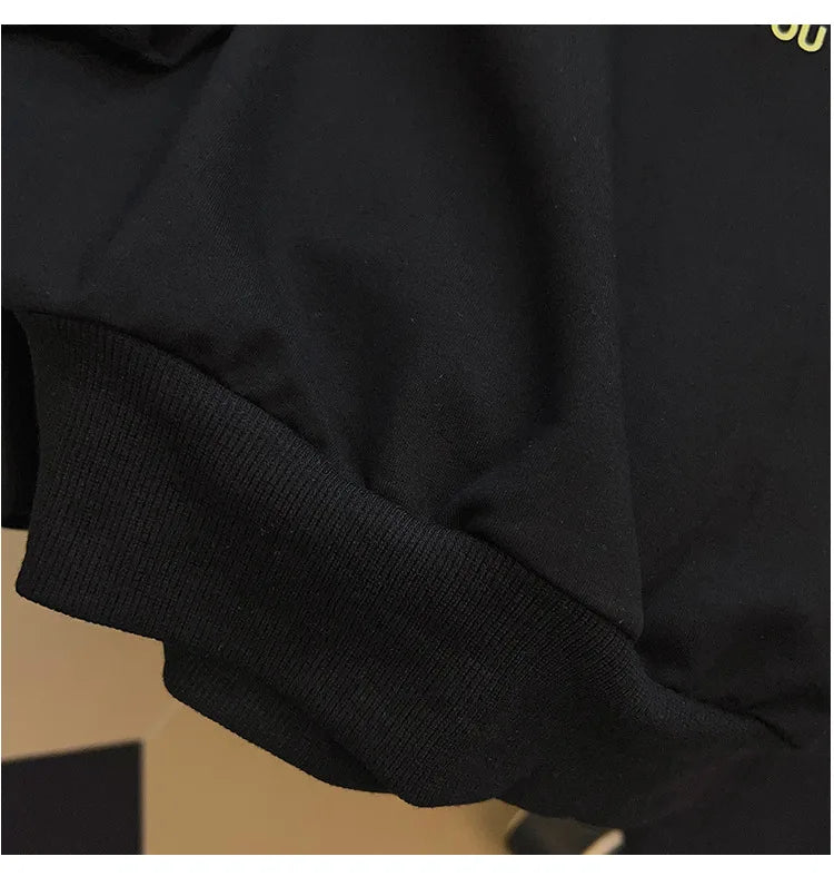 170kg plus size Damen büste Herbst bär bedrucktes Sweatshirt lockeres Langarm-Freizeit oberteil 6xl 7xl 8xl 9xl 10xl 11xl