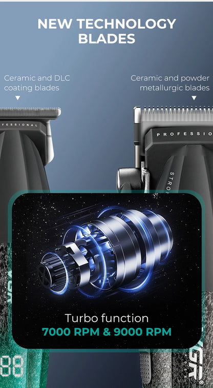 VGR Hair Clippers Professional Hair Trimmers Rechargeable Body Trimmer Electric Clippers Adjustable Hair Clippers Men V-640 s3.