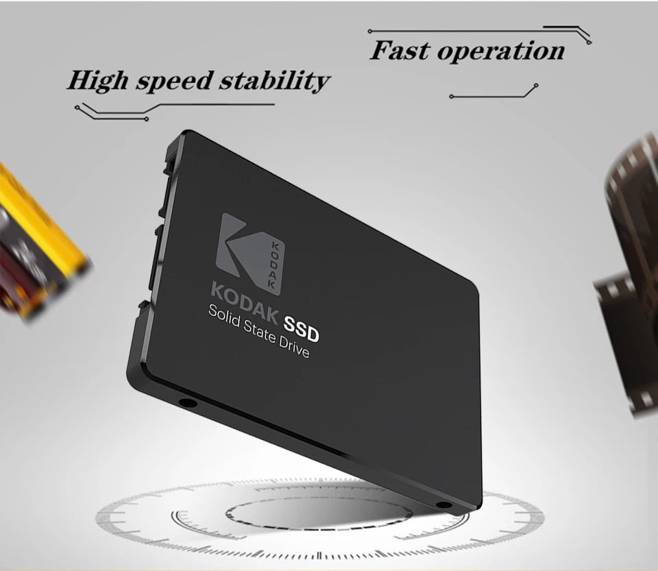 Kodak X120 PRO SSD Drive HDD 2.5 Hard Disk SSD 120GB 1TB 512GB 128GB 256GB HD SATA Disk Internal Hard Drive for Laptop Computer.