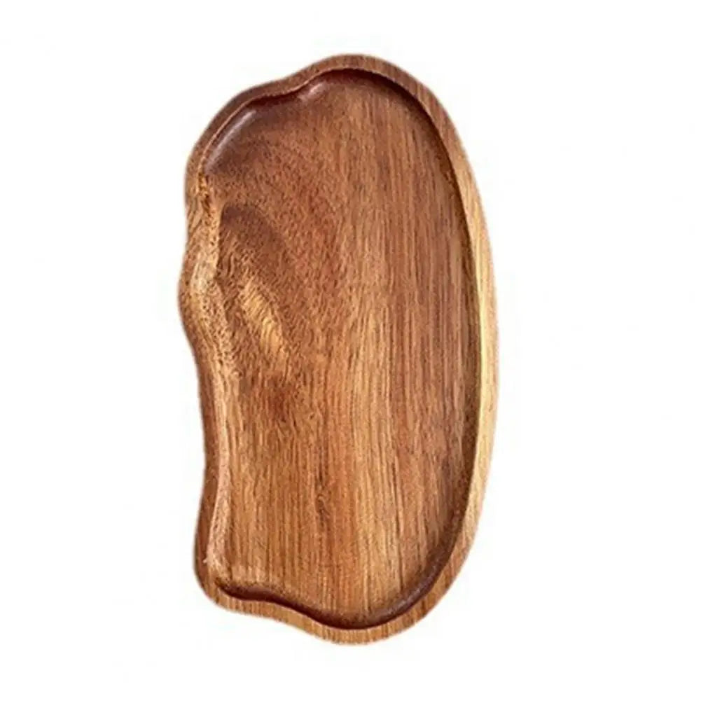 Wooden Tea Tray Cloud Shape Fruit Dessert Candy Plate Retro Tea Coffee Cup Breakfast Plate Decorative Jewelry Cosmetic Organizer.