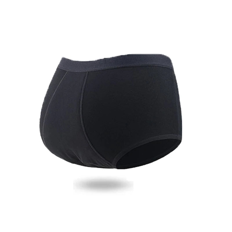 4-layer Menstrual Panties Bamboo Fiber Cotton Period Reusable Briefs Underwear Leakproof Heavy Absorbent Incontinence Lingerie.