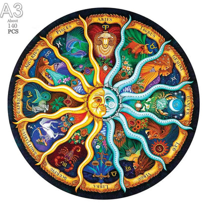 Giraffe Wooden Animal Puzzle Medium Difficulty Wood Jigsaws for Kids Adults Dragonfly Jigsaw Interesting Intelligent Toys