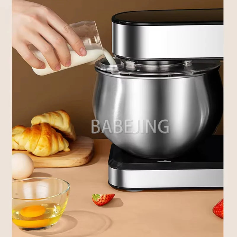 BABEJING New Hot Selling 1200w Kitchen Mixer, Electric Stainless Steel Filling Mixer, Kneading Machine.