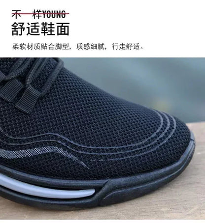 Men Shoes Slip on Fashion Sneakers Male Sport Running Shoes Breathable Gym Training Walking Tennis Shoes Non Slip Workout Flats.