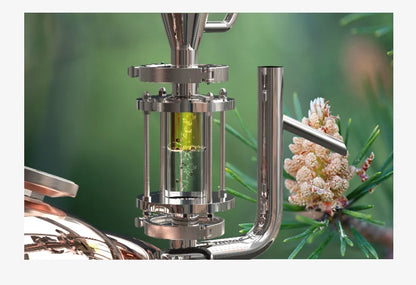 HOOLOO DW 25/50 Distiller Home Copper Still Hydrosol & Essential Oil Extractor Distillation Kit Multifunctional Distiller.
