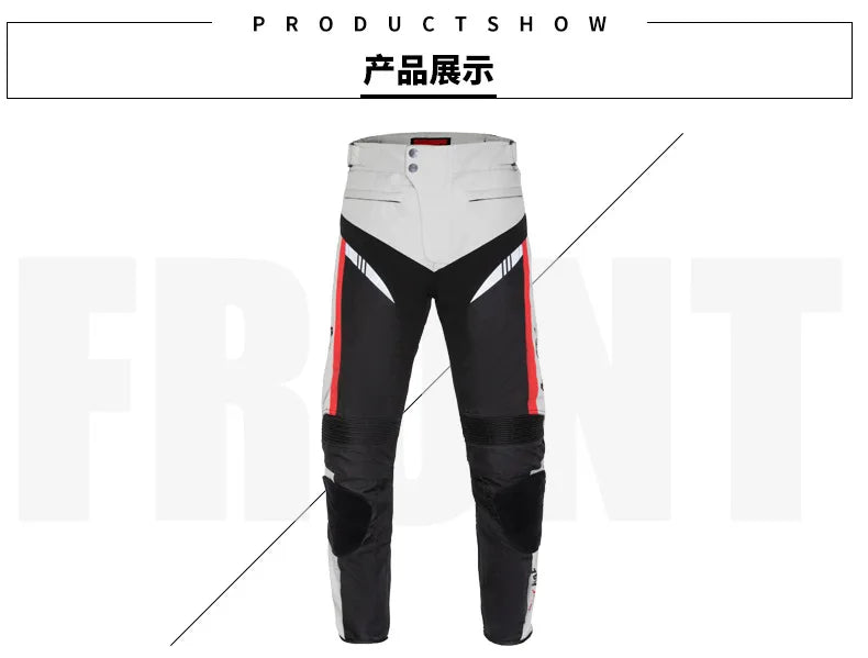GHOST RACING Motorcycle Racing Jacket Man Waterproof Dirt Bike Pants Set With Protection Racing Suit Motocross Jacket Motor Suit