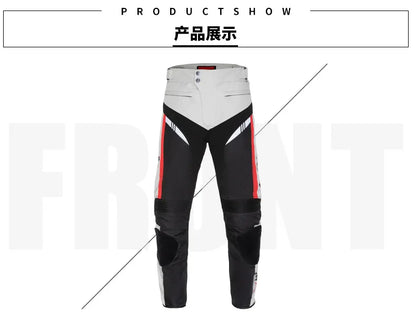 GHOST RACING Motorcycle Racing Jacket Man Waterproof Dirt Bike Pants Set With Protection Racing Suit Motocross Jacket Motor Suit