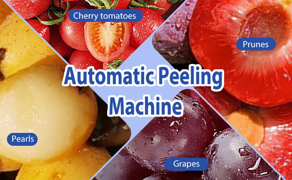 2025 Upgrade 2-in-1 Electric Garlic & Fruit Peeler - Effortless Peeling in 20 Seconds,Easy to Clean, Remover Tool for Kitchen.