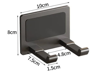 Ohne Stanzen Badezimmer Haartrockner Aufhänger Haartrockner Lagerregal Saugnapf Lagerregal Toilette Multifunktions-Lagerregal