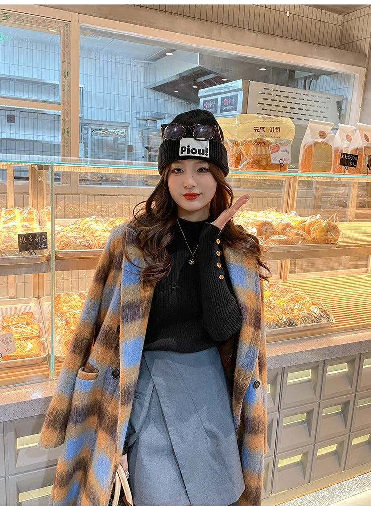 Herbst Winter Pullover Frauen Pullover Langarm Tops Kleidung Schlank Stricken Weiche Jumper Streetwear Taste Rollkragenpullover.