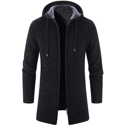2025 Sweatwear Men's Hoodies Long Sleeve Sweatshirts for Men Zipper Hooded Mens Oversize Winter Top Jacket Coat Black Sweater.