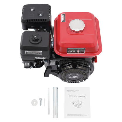 4-Takt-Benzinmotor 212 cc, 7,5 PS, 4000 W, 3600 U/min, Einzylinder-Handgezogener Benzinmotor, Durchmesser der Kurbelwelle ist 20 mm