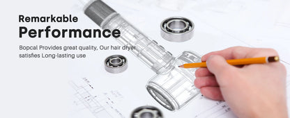 Hair Dryer High-Speed 120000 RPM 500 Million Ions Electric Low Noise, Constant Temperature And Quick Drying For Home Salons