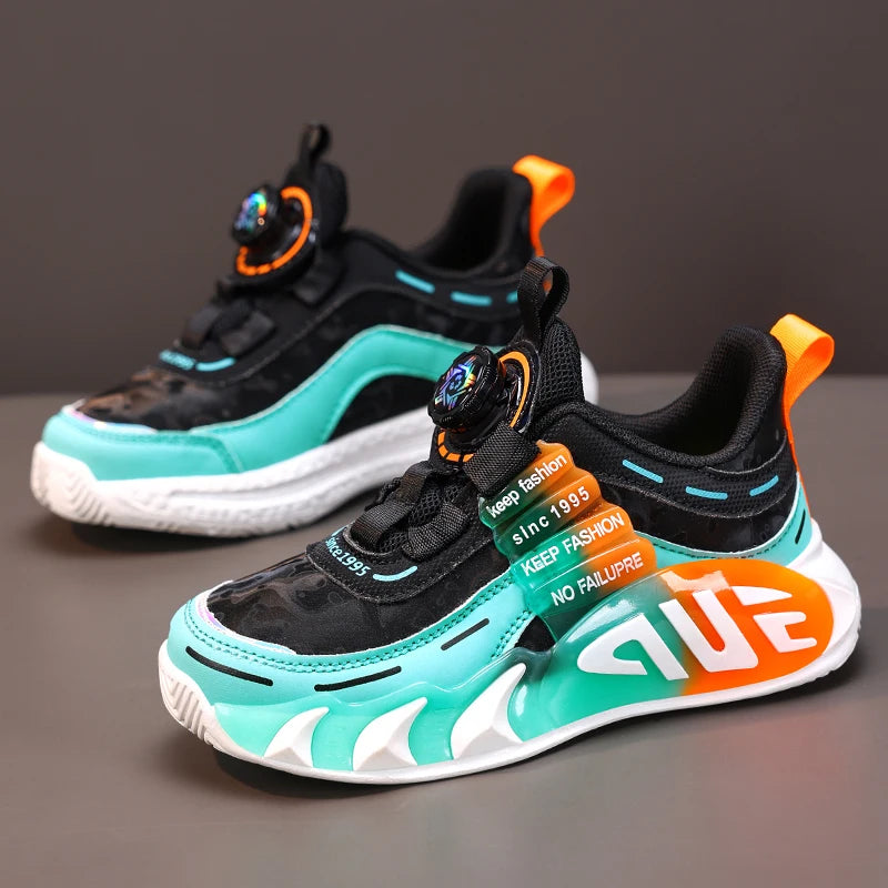 Autumn New Design Children Sneaker Boy Sports Shoes Fashion 4 To 12 Years Kids School Tennis Shoes Boy Casual Sneaker.