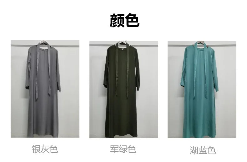 (No Scarf) Ramadan Eid Abaya Damen Dubai Luxury Kebaya Muslim Abayas Women Kaftan Long Dress Islam Dresses Caftan 9 Colors S-2XL.