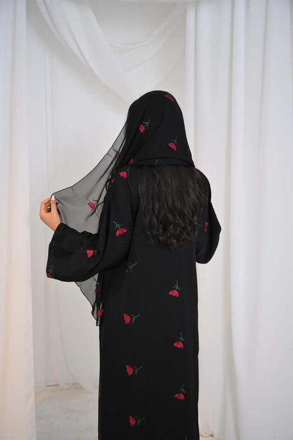 Eid 2025 New Embroideried Abaya Kimono Dubai Luxury Cardigan Muslim Party Kaftan Robe Abayas for Women Turkish Islamic Clothing.