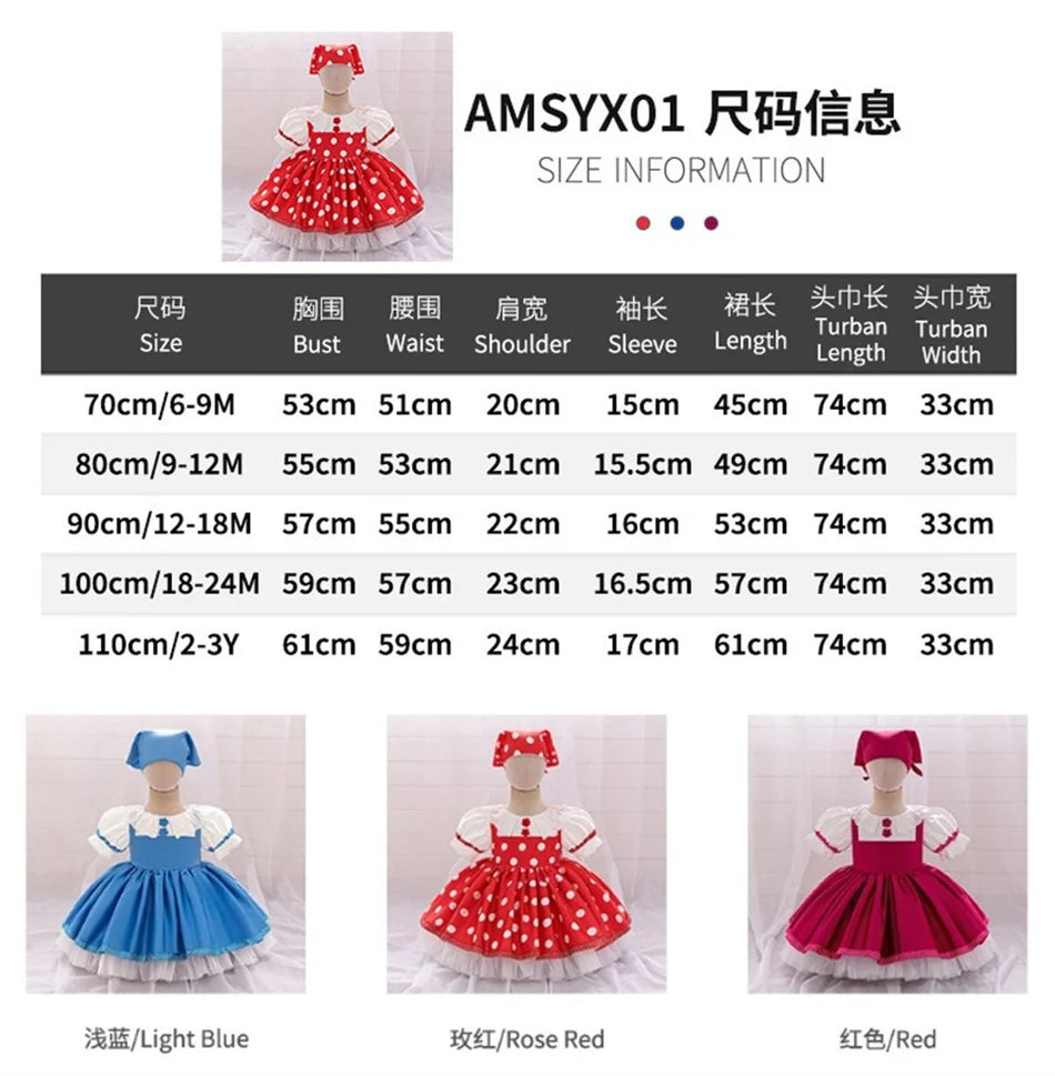 Mädchen Martha Cosplay Prinzessin Kleid Kleinkind Cartoon Bär Bühne Leistung Kleidung Kinder Karneval Party Maskerade Kleidung.