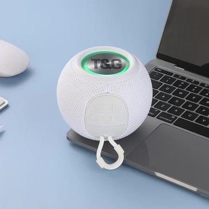 T&G TG337 Bluetooth Speaker Portable TWS Wireless Mini Bass Boombox LED Loudspeaker IPX7 Outdoor Music Player Support BT AUX FM.