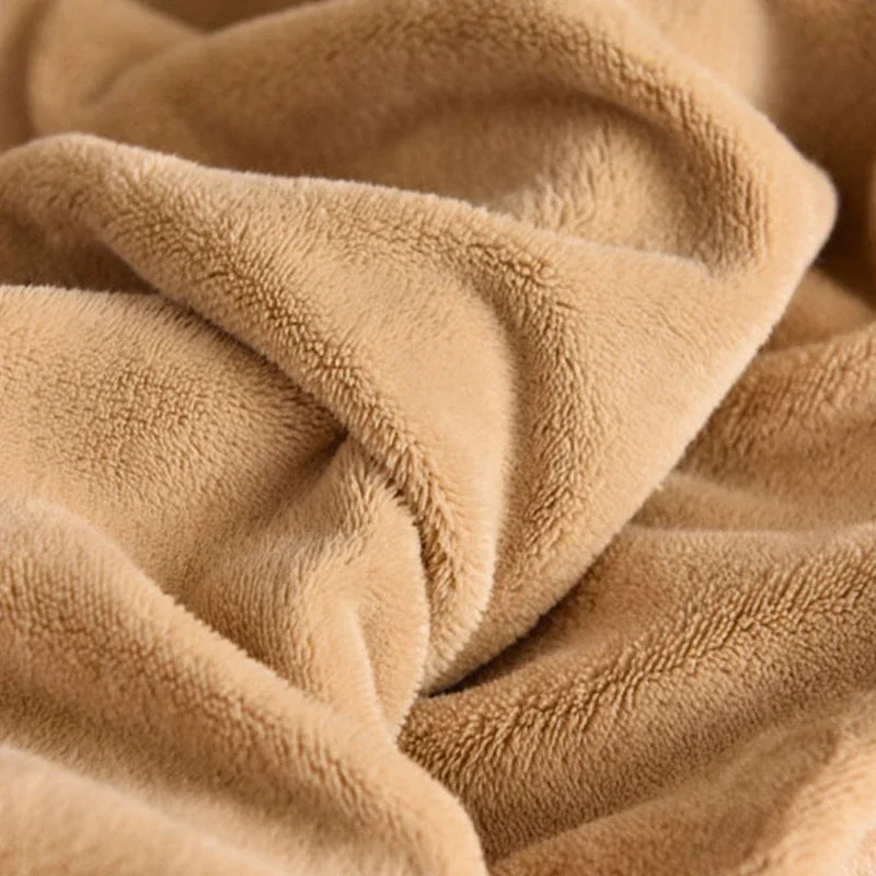 Winter Plush Elastic Fitted Sheet Couple Double Bedspread on The Bed Linen Mattress Pad Cover 90 150 180x200 Warm Deep Pocket