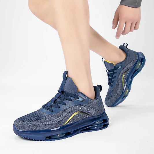 2025 Casual Shoes Breathable and Anti slip Walking Shoes Men's Shoes Outdoor Comfortable and Fashionable Lace up Running Shoes.