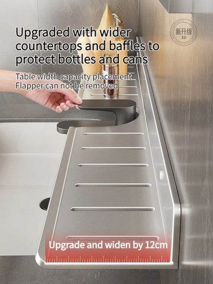 Badezimmerregal aus Aluminium, Badezimmerregal, WC-Lagerregal, WC- und Küchenregal, zum Aufhängen an der Wand, stanzfreies Regal