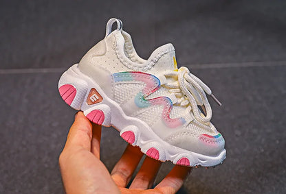 Children's Sports Shoes for Toddlers Boys Girls Little Kids Running Sneakers Air Mesh Breathable Soft Fashion Classic Casual New