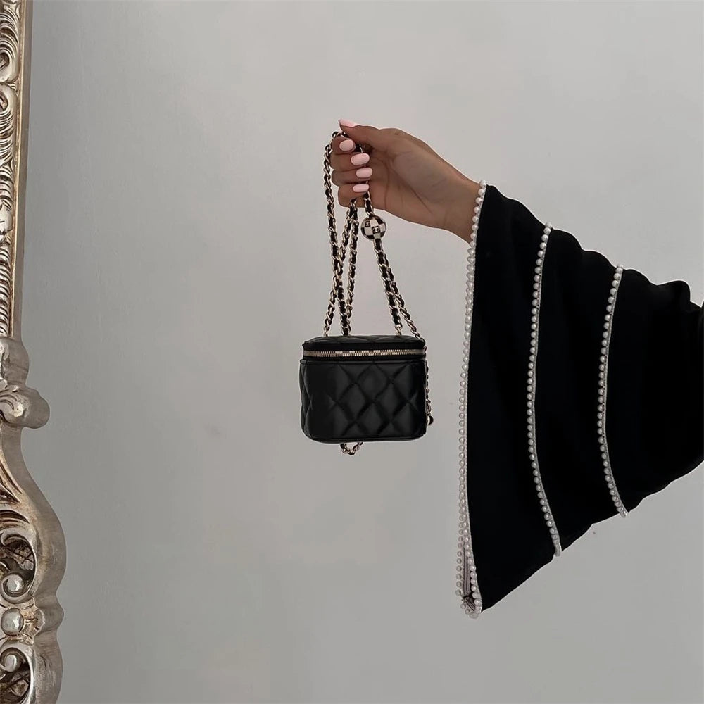 Eid Black Open Kimono Abaya Dubai Luxury 2024 Palestine Muslim African Dresses For Women Kaftan Dress Islam Robe Femme Musulmane.