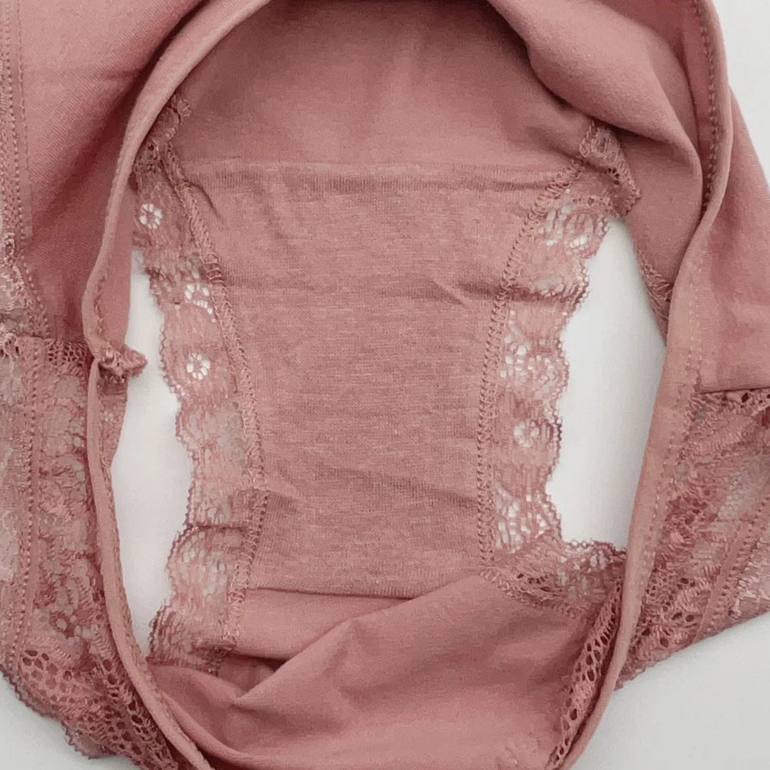 5 PCS/SET New Arrival Low Rise Ladies Sexy Lace Panty Underpants Panties For Women Lingerie Cotton Briefs.