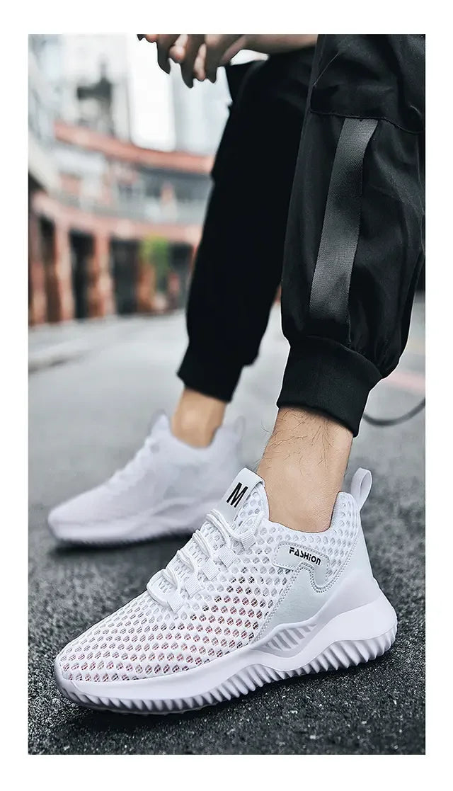 Sommer Tennis Casual Mesh Schuhe Atmungsaktive Hohl training fitness Plattform Weichen Boden Läuft Leichte Vulkanisierte Schuhe