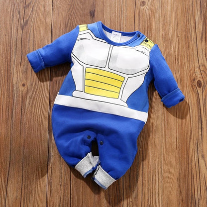 Baby-Sommerkleidung, kurzärmelig, für Jungen und Mädchen, Baumwolle, zum Tragen im Cartoon-Stil, bequem und atmungsaktiv.