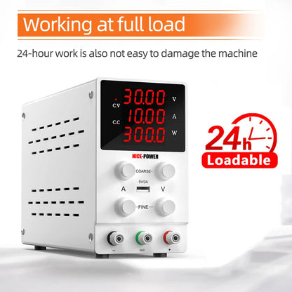 NICE-POWER DC Lab Power Supply 30V 60V 120V Adjustable Source For Phone Repair 24V 48V Switching Power Supply Battery Charging.