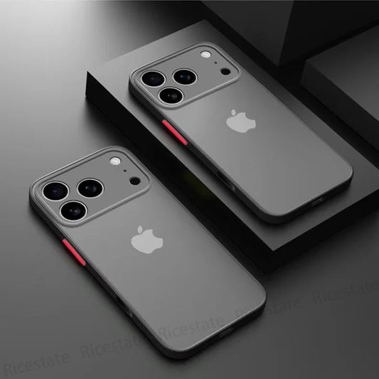 New Armor Bumper Shockproof Phone Case For Apple iPhone 17 Pro Max iphone17 Pro Max 17Pro 17 Air Silicone Hard Cover Capa.