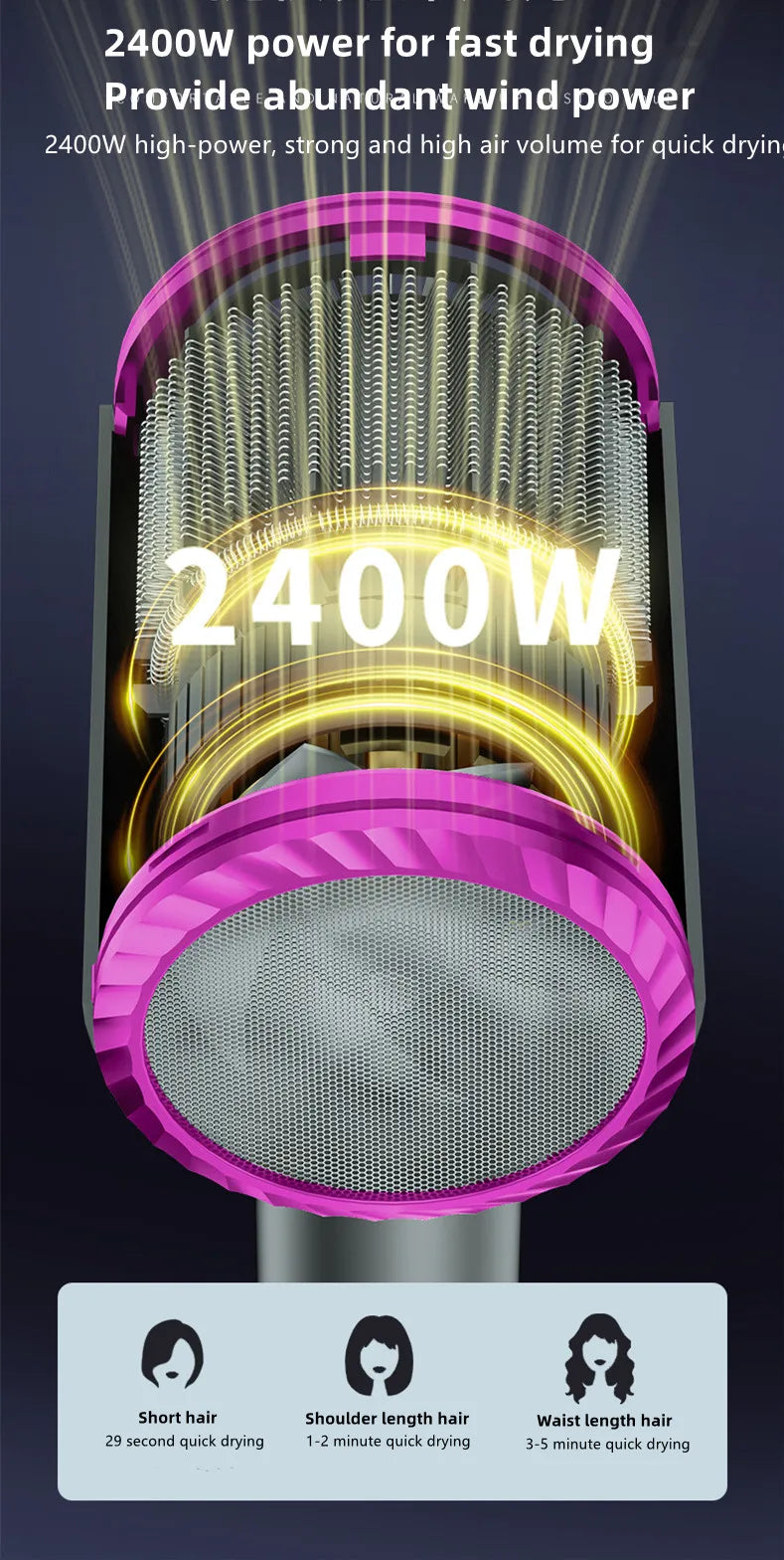 Hot Selling High-Speed Hair Dryer 2400W High-Power Silent Constant Temperature Hair Care Home Hair Salon Hammer Hair Dryer