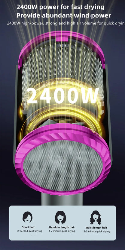 Hot Selling High-Speed Hair Dryer 2400W High-Power Silent Constant Temperature Hair Care Home Hair Salon Hammer Hair Dryer