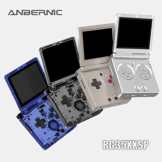 ANBERNIC RG35XXSP Retro Handheld Game Console 3.5-inch IPS Screen 3300mAh Battery Supports HDMI-TV Out and Bluetooth 4.2 5K Game.