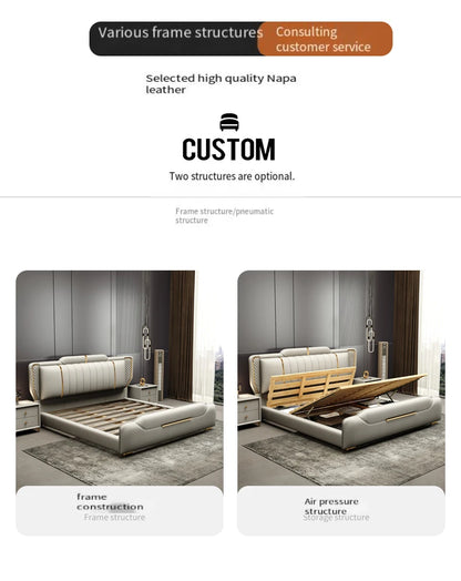 Doppel Full Size Bett rahmen Whitr großes modernes Design Kopfteil Bett Königin Schlafzimmer Luxus Muebles Para Dormitorio nordischen Möbel