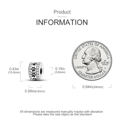 Silver Clasp 925 Sterling Silver CZ pave Clip Charms Daisy Beads Stopper Safety Chain fit Original Bangle Bracelet Jewelry Clip