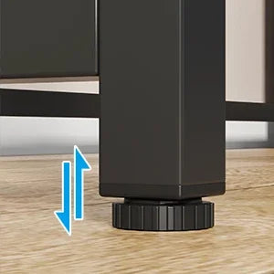 Tribe signs 63-Zoll-Computertisch mit Akten schubladen schrank, ergonomischer Schreibtisch mit Monitorst änder, industrieller Computer tisch