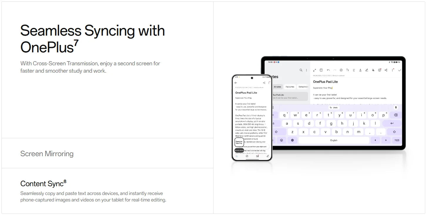 Global Version OnePlus Pad Lite Tablet 11-inch 90Hz LCD Eye Care Display MediaTek Helio G100 9340mAh Battery OxygenOS 15.0.1.