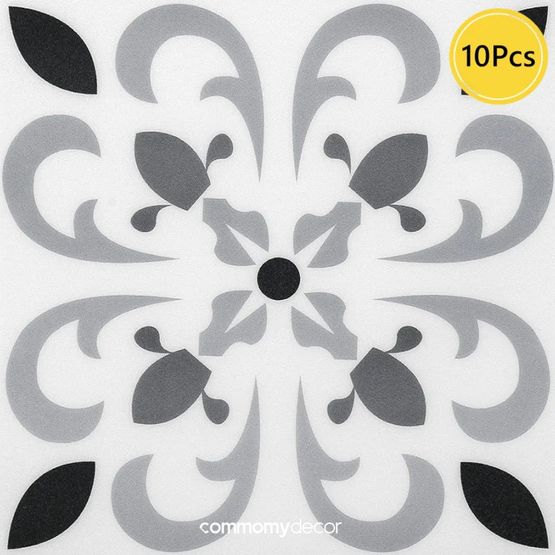 1pc/10pcs Floor Tile Sticker Self Adhesive Floor Sticker Vinyl Non-slip Floor Tile Sticker Wall Sticker Waterproof 20cm x 20cm