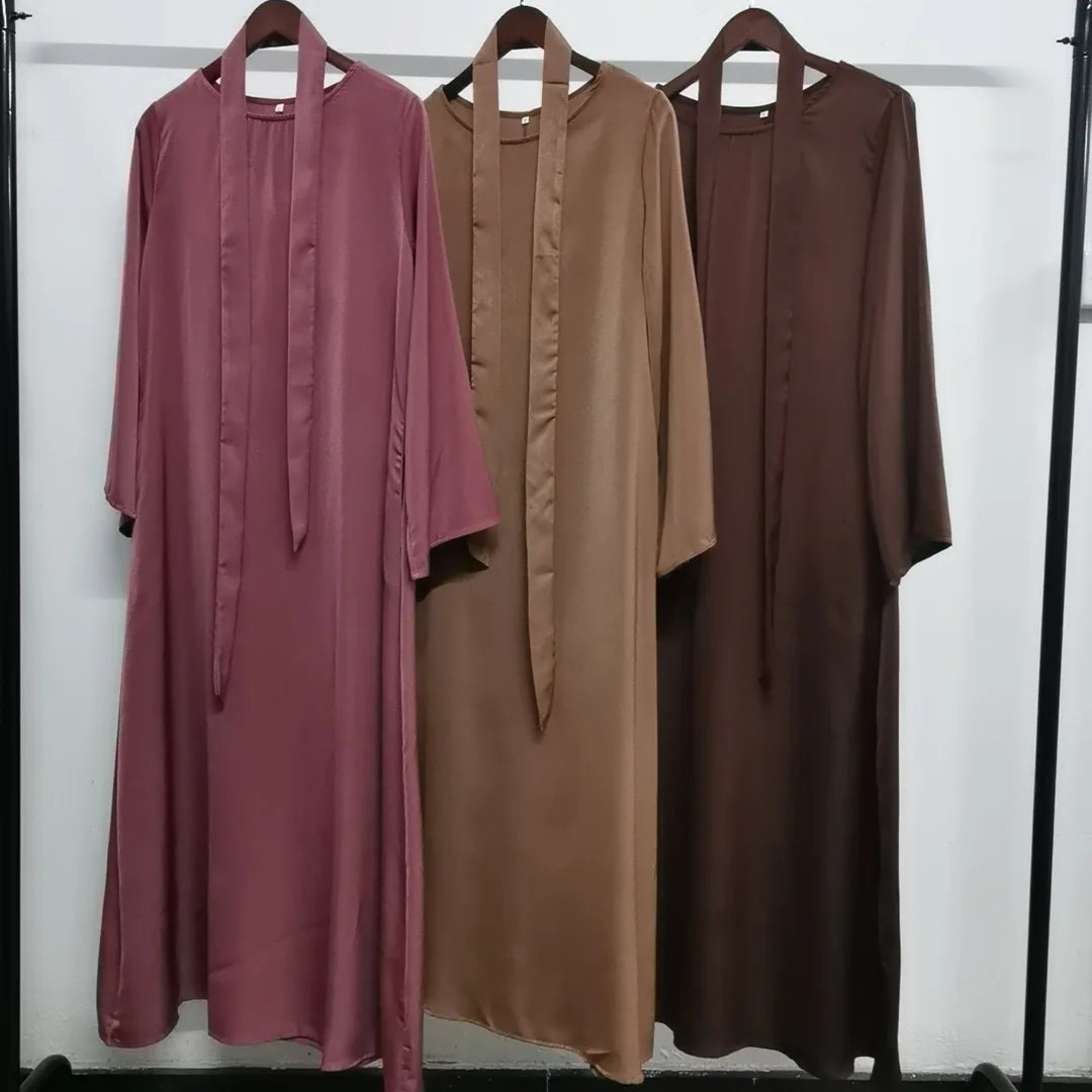 (No Scarf) Ramadan Eid Abaya Damen Dubai Luxury Kebaya Muslim Abayas Women Kaftan Long Dress Islam Dresses Caftan 9 Colors S-2XL.