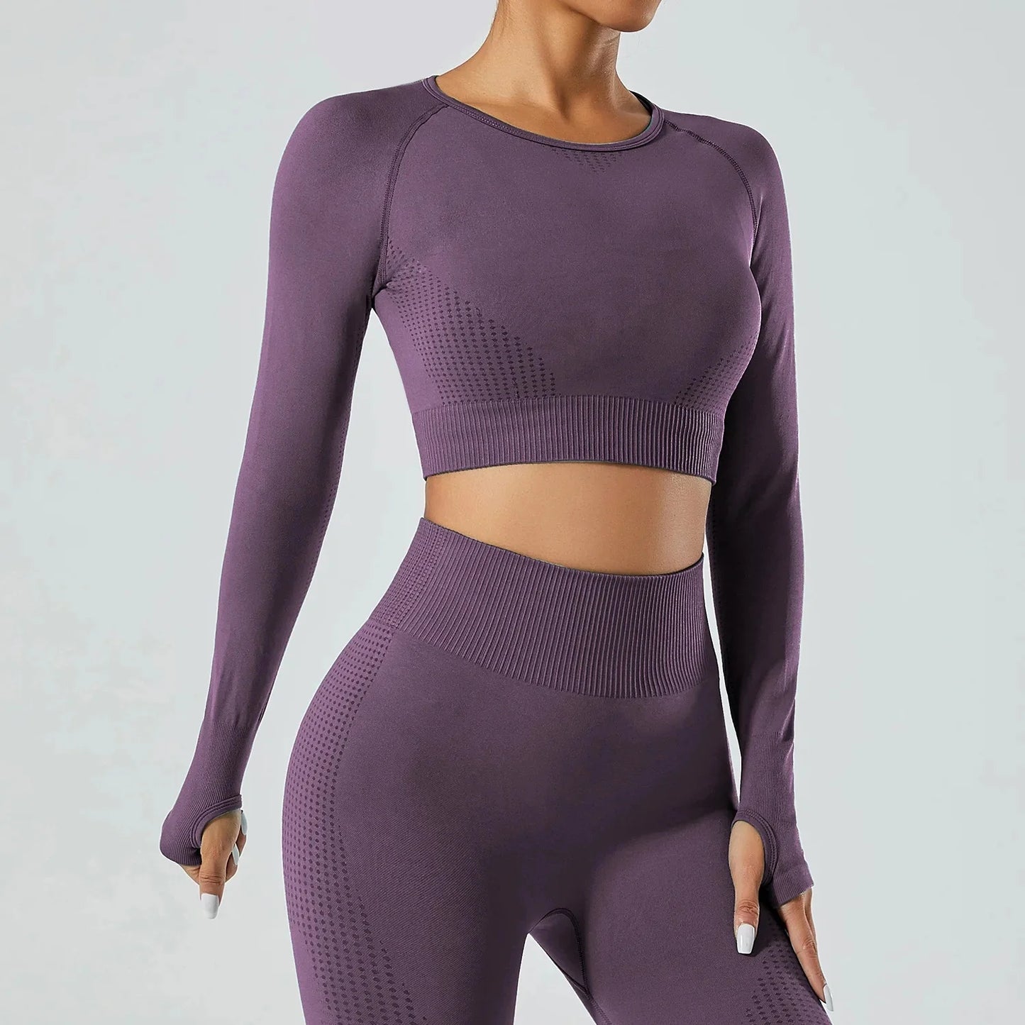 Seamless Cross-Border Running Sports Top Breathable Fitness Jacket Training Quick-Dry Outerwear Long Sleeve Yoga Wear For Women