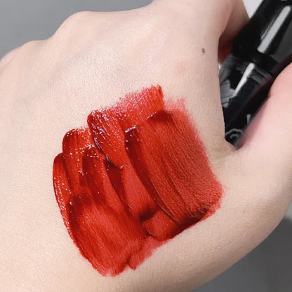 Dark Black Mirror Water Lip Gloss Moisturizing Juice Glass Tea Brown Red Lipsticks Lasting Non-stick Cup Korean Makeup Cosmetics.