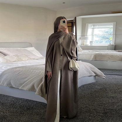 Ähnliche Baumwolle Leinen Batwing Kimono Abaya Dubai Islam Muslimischen Kleid Für Frauen Kebaya Kaftan Robe Musulmane Kaftan Marocain Femme.