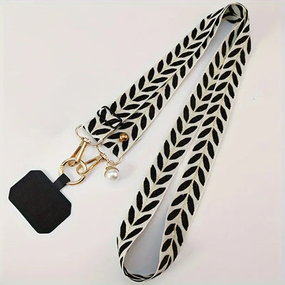 Adjustable Long Mobile Phone Lanyard Wrist Straps Lanyard for Keys Phone Charm Phone Strap Charm Strap Anti-lost Strap Rope.