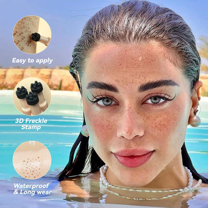 Natural Freckle Pen Waterproof Simulation Fake Spot Makeup Tool Lasting Waterproof Face Dot Spot Pen Eyeliner Korean Cosmetics.