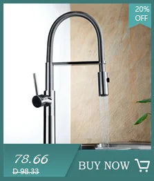 Stainless Steel Wall Mounted Kitchen Faucet Wall Kitchen Mixers Kitchen Sink Tap 360 Degree Swivel Flexible Hose Double Holes